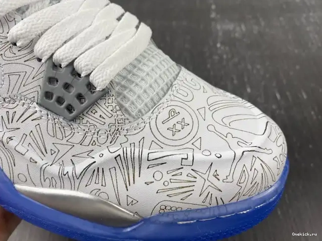 One Kick Jordan Laser 4 Anniversary Retro 30th 705333-105 0609